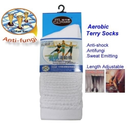 複製-(91201) Aerobic Exercise Antifungi Workout Hooters Slouch Sports Terry Socks